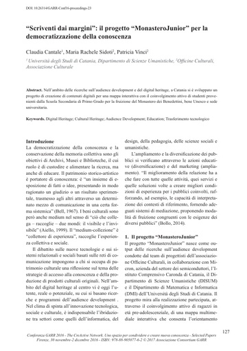 Conf16 SelectedPapers 23 Cantale et al