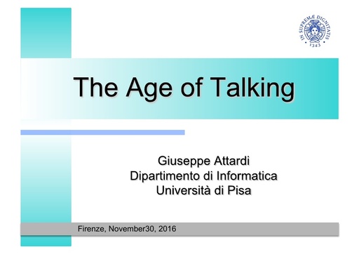 Presentazione G.Attardi - Keynote